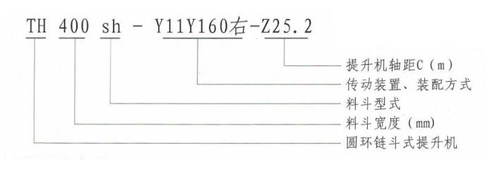 TH型斗式提升机型号说明-河南振江机械